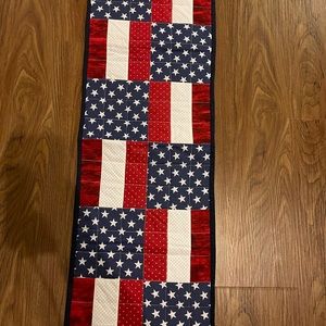 Patriotic Quilted Table Runner